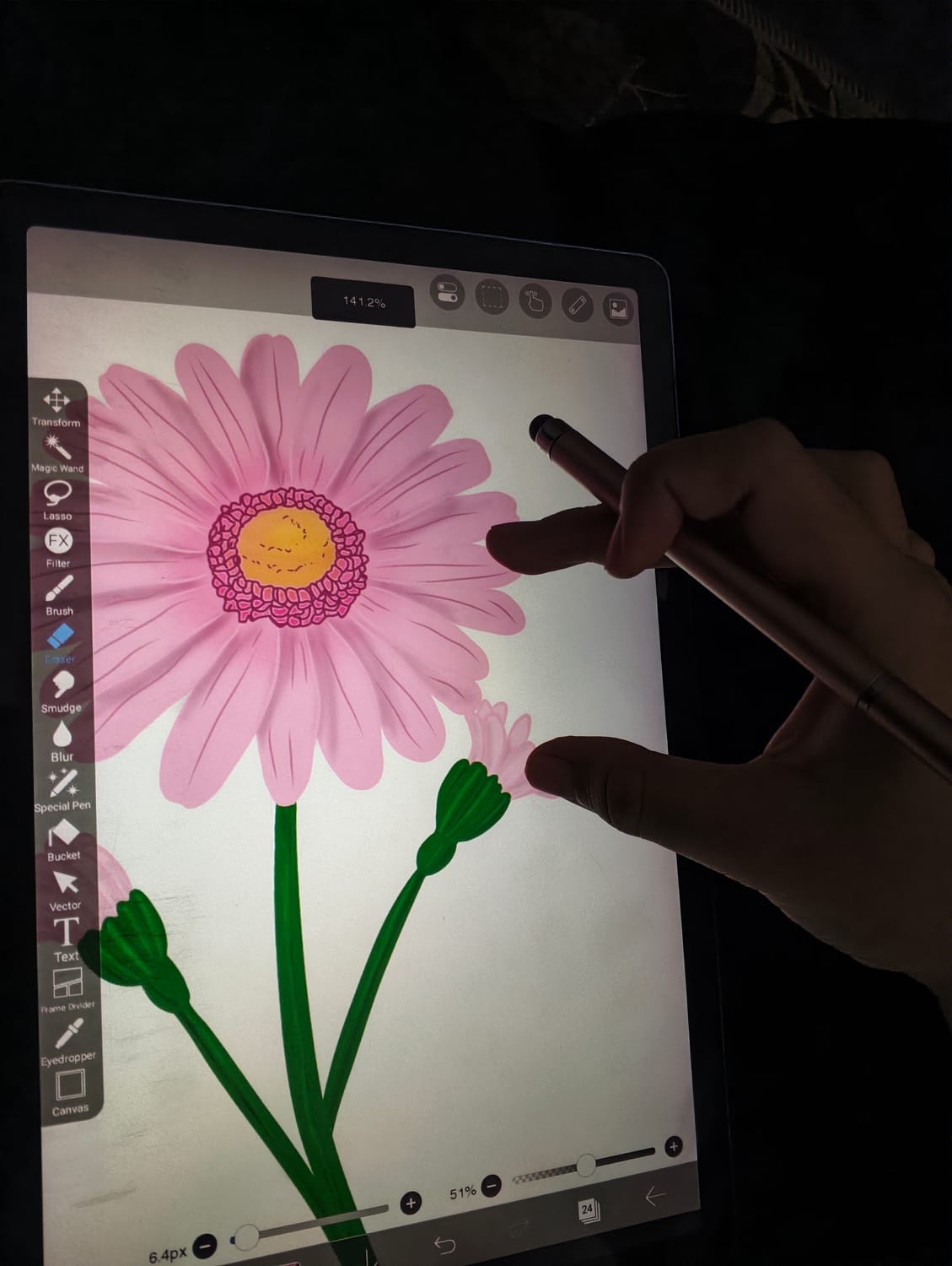 Annelya is making her Daisy Joy surface pattern design collection