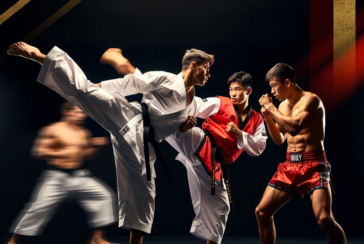 Arti marziali di percussione: taekwondo e muay thai a confronto