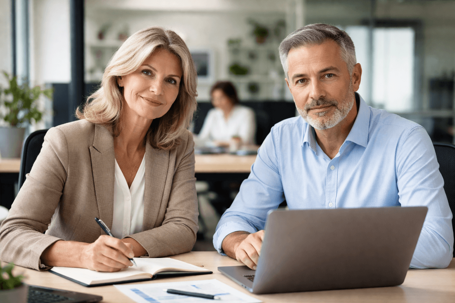 Erfahrene Büroangestellte