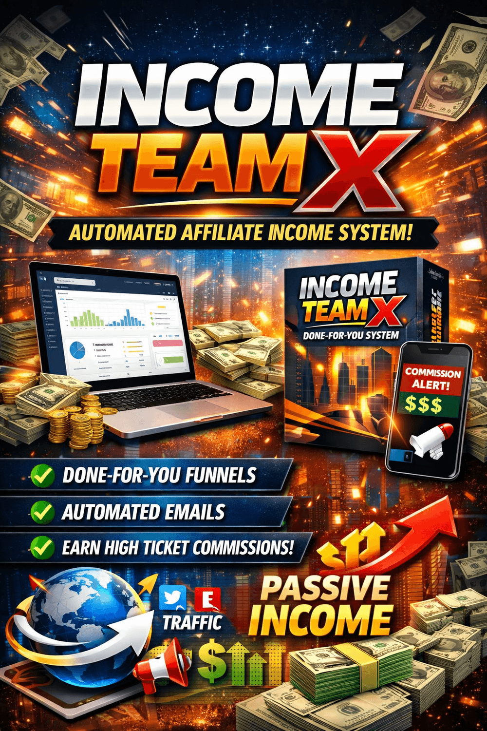 income team x AI powered platform