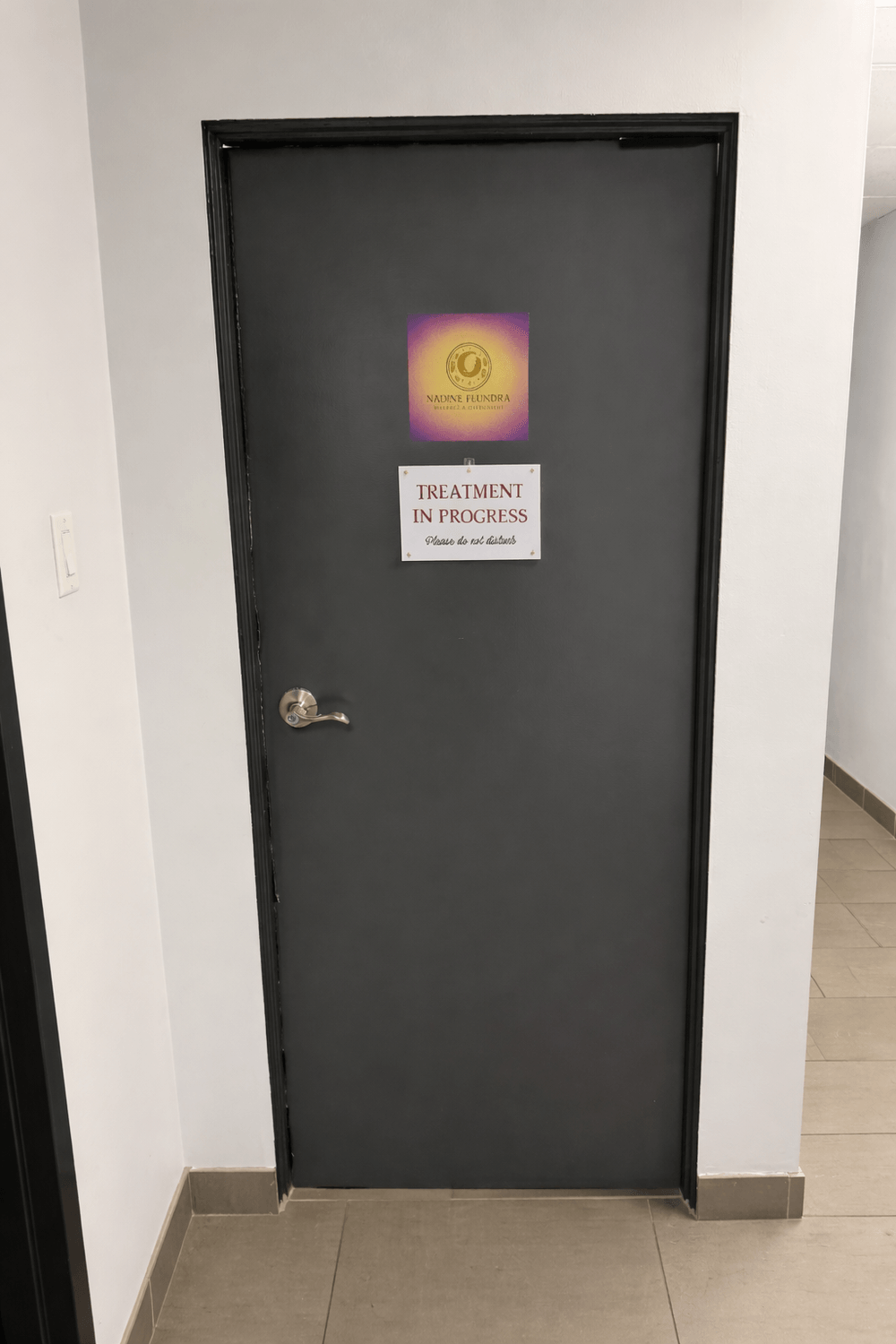 Treatment room at Nadine Flundra Massage and Osteopathy — YYC Village, 6031 4 St SE Calgary