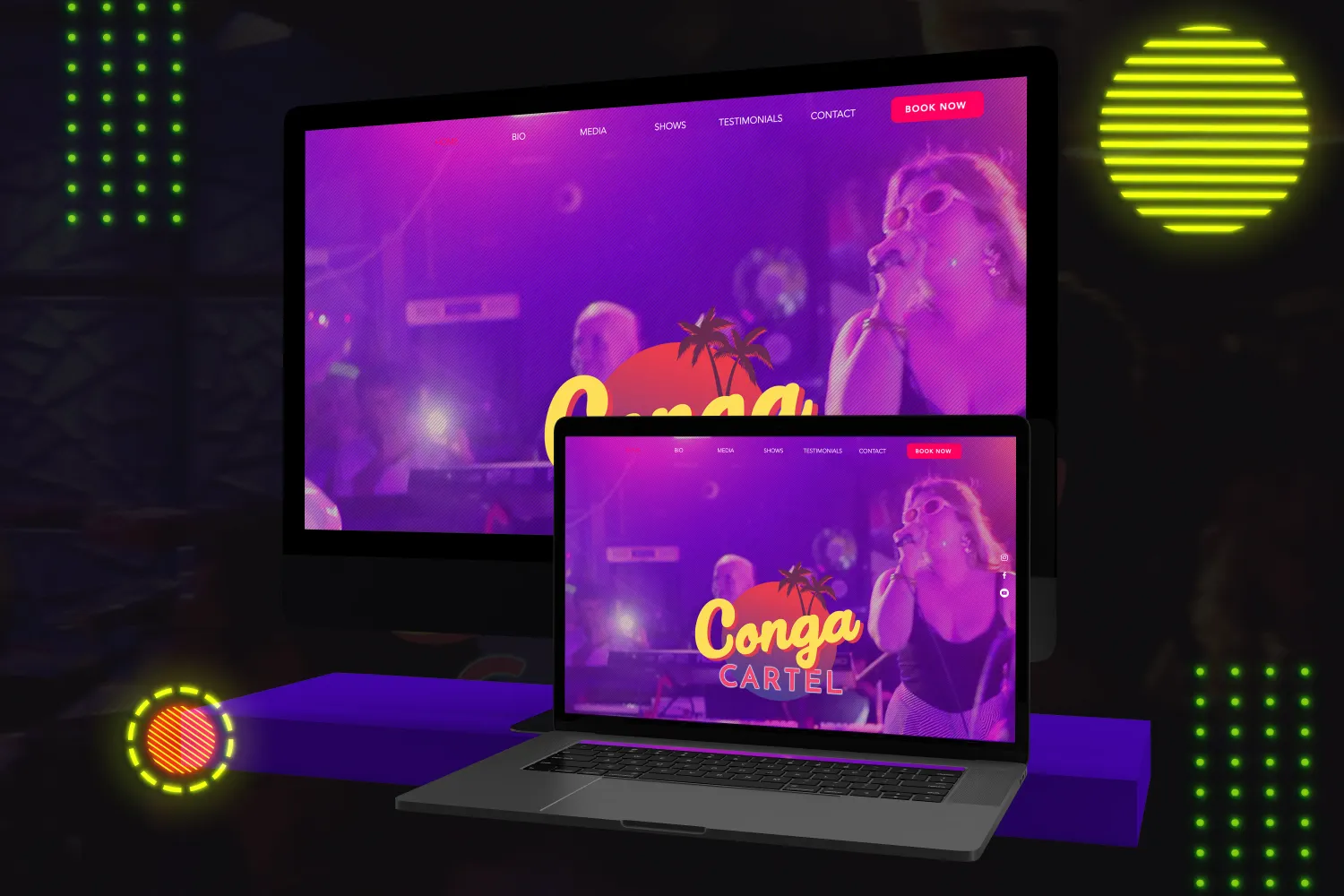 Conga Cartel ecommerce website design by Alchemy Effect