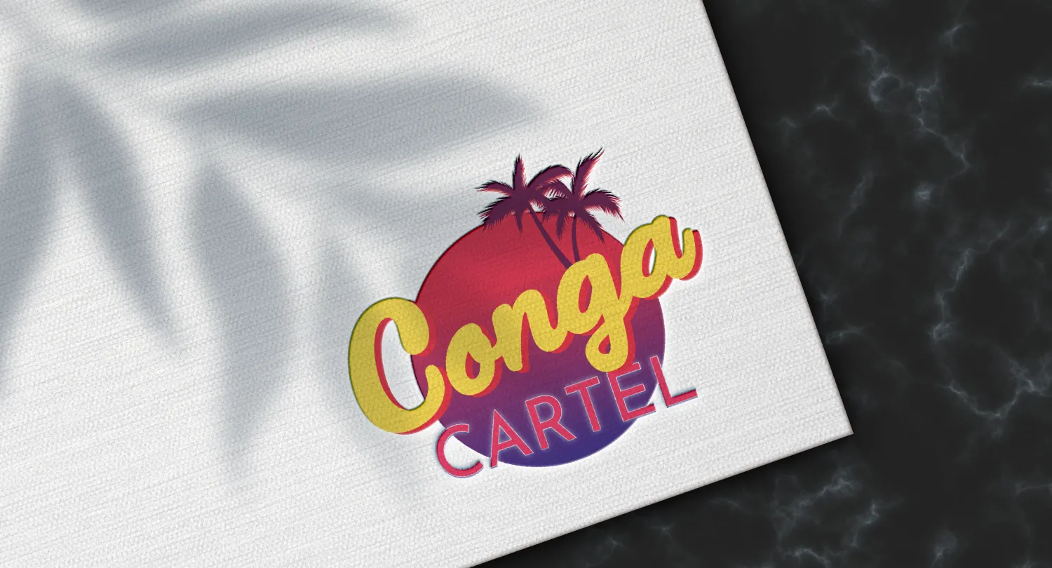 Conga Cartel wordmark logo design by Alchemy Effect