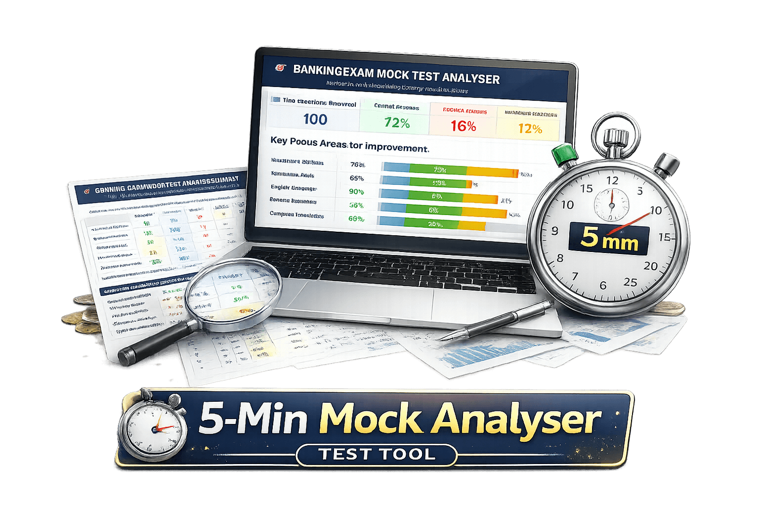 5-Min Mock Analysis Sheet Mockup