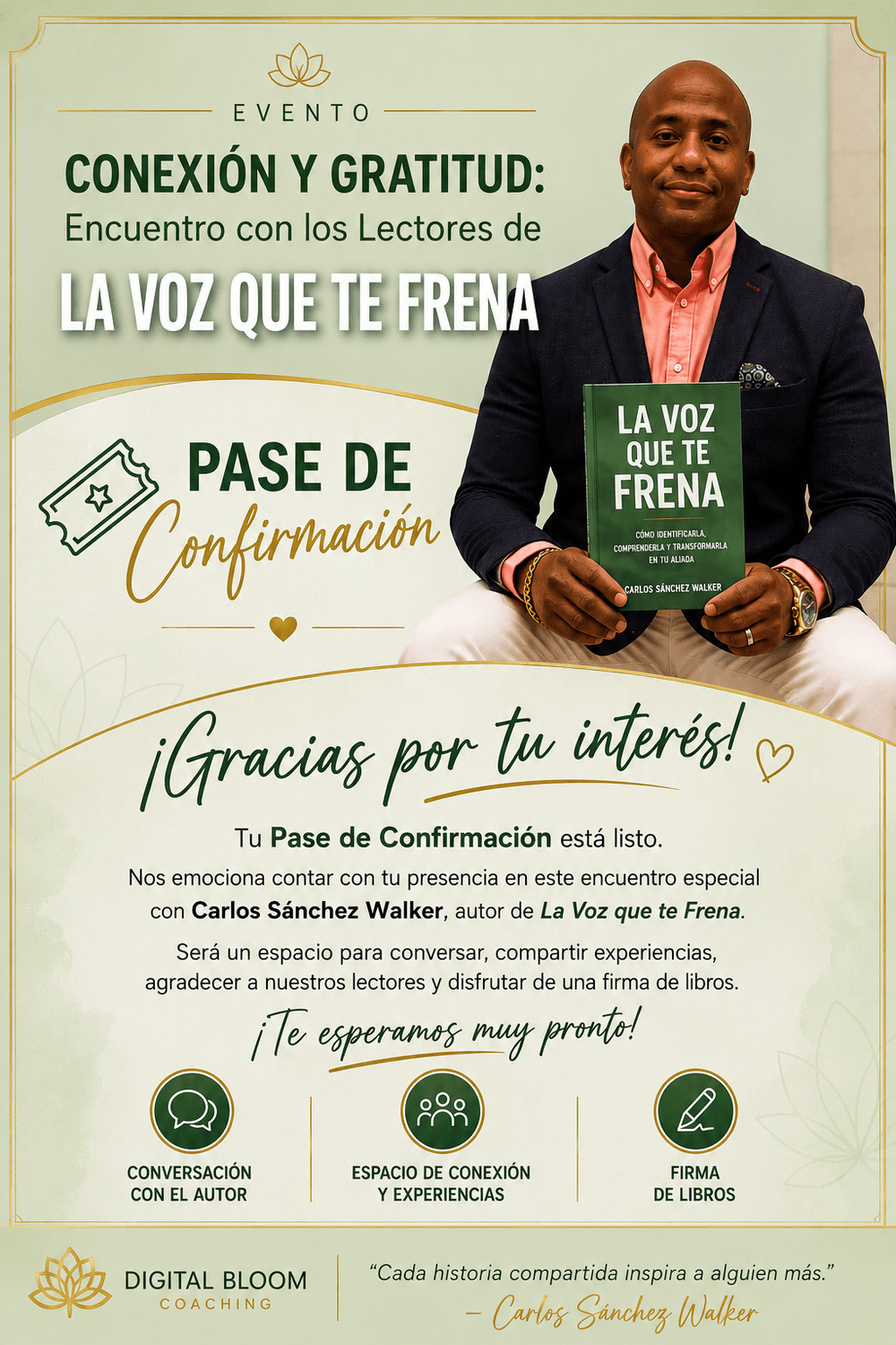 Pase de Confirmación – Conexión y Gratitud