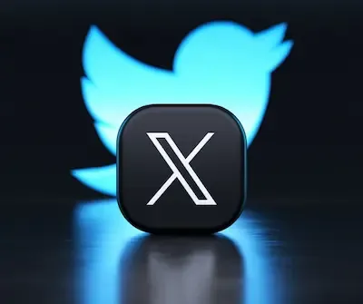 Logo de la red social X, antes Twitter