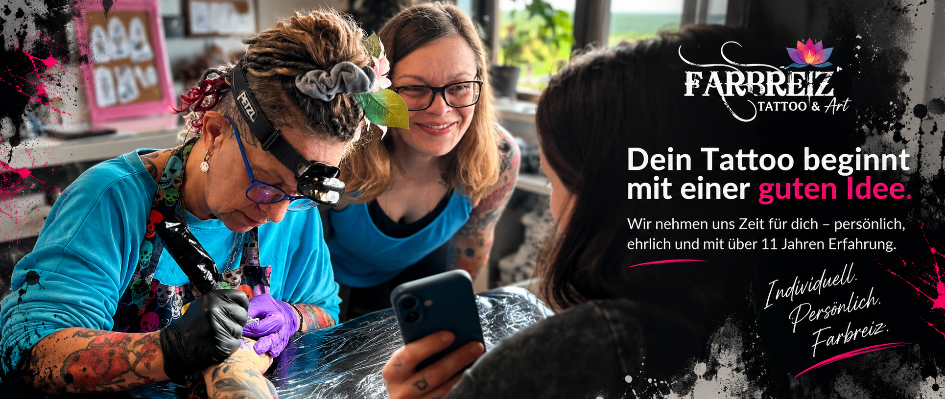 Farbreiz Tattoo & Art – Dein Tattoo beginnt mit einer guten Idee