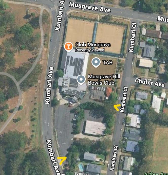 Where to enter the car park