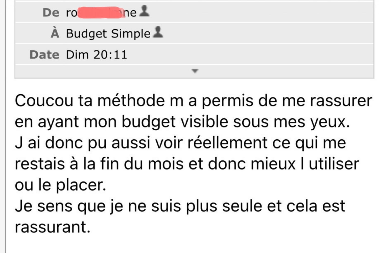 Avis Budget Simple : budget visible, reste à vivre et ressenti rassurant