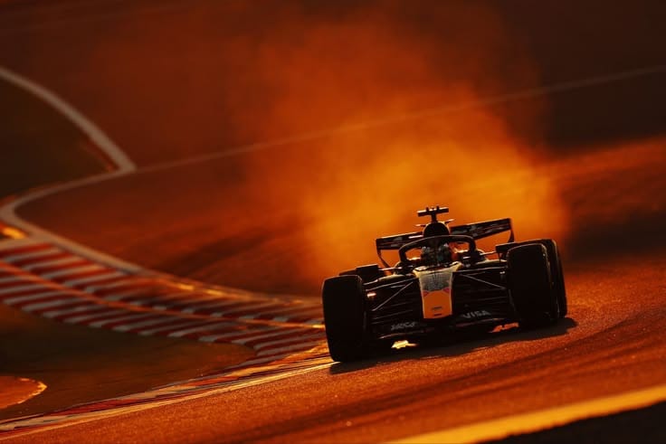 Red Bull F1 Car on Track