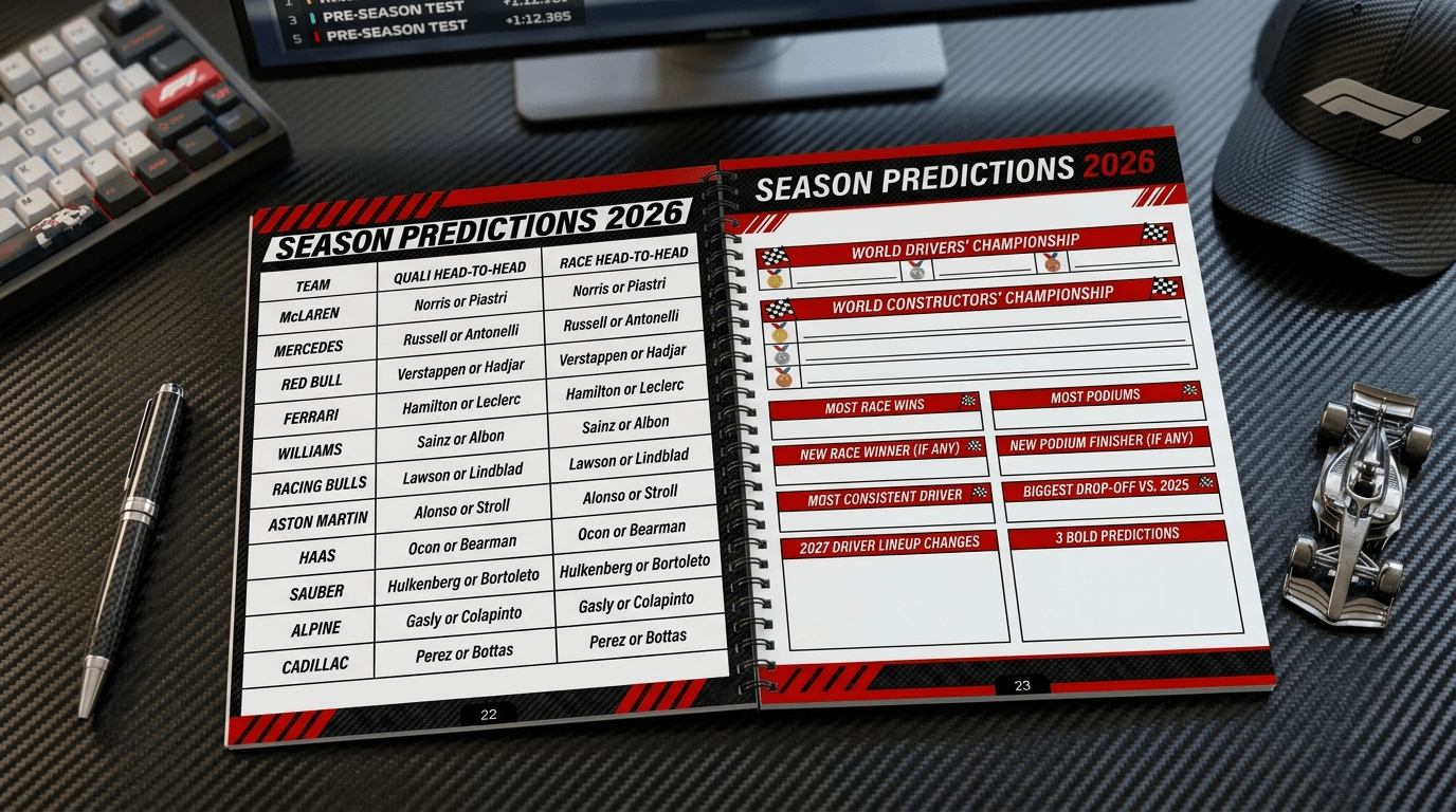 Pre‑Season Predictions