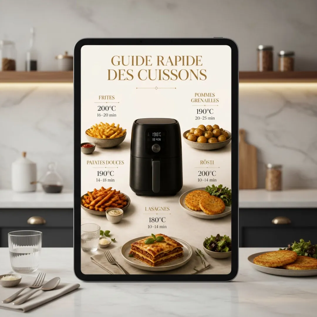 Guide cuisson Air Fryer