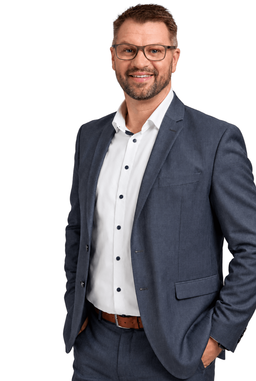 Kevin Holzner im Anzug