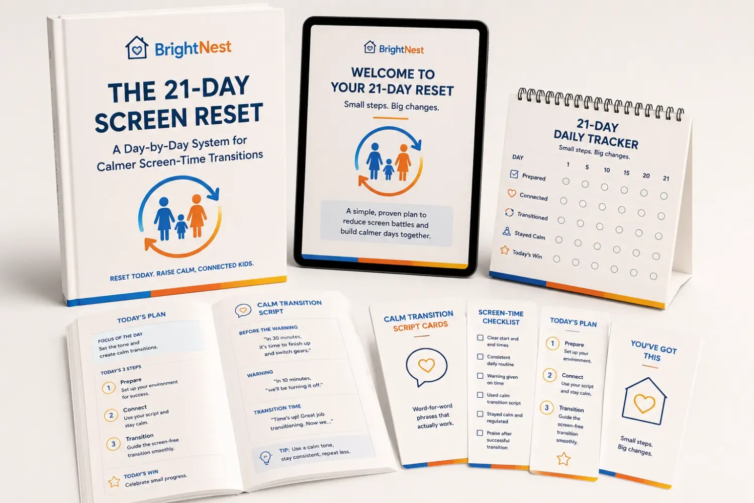 The 21-Day Screen Reset mockup