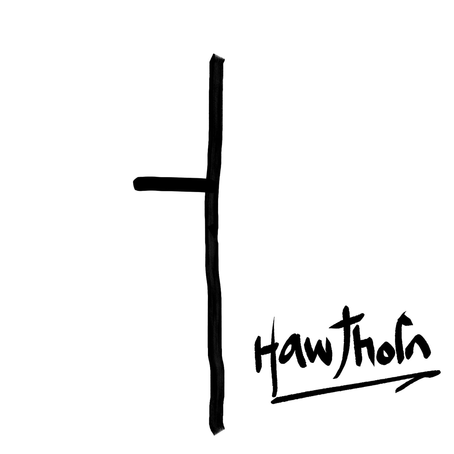 Ogham symbol for the Hawthorn tree