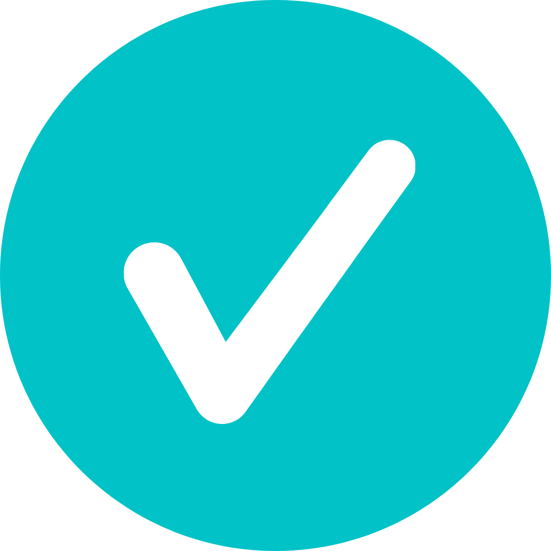 Icono de verificación indicando red nacional activa de agentes