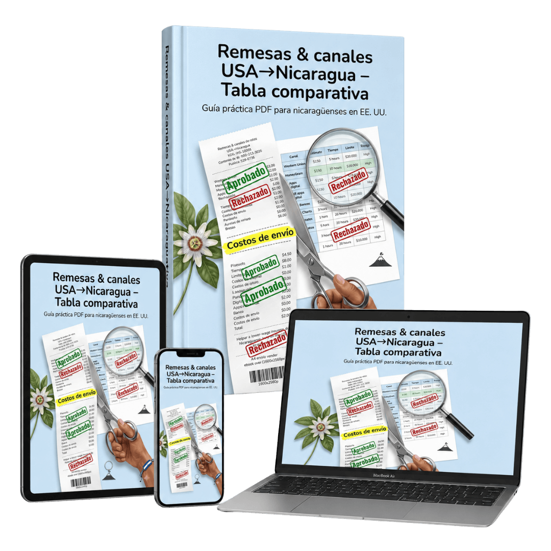 Tabla comparativa canales de remesas