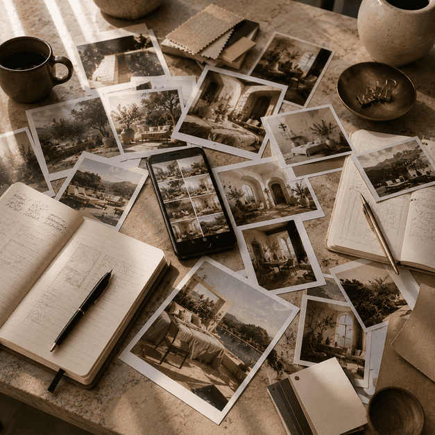 Fragmented online presence visual placeholder