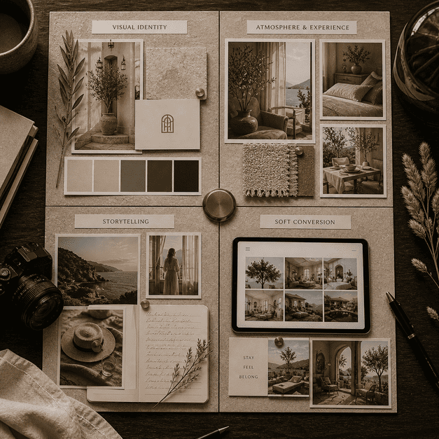 Four pillar content structure visual placeholder