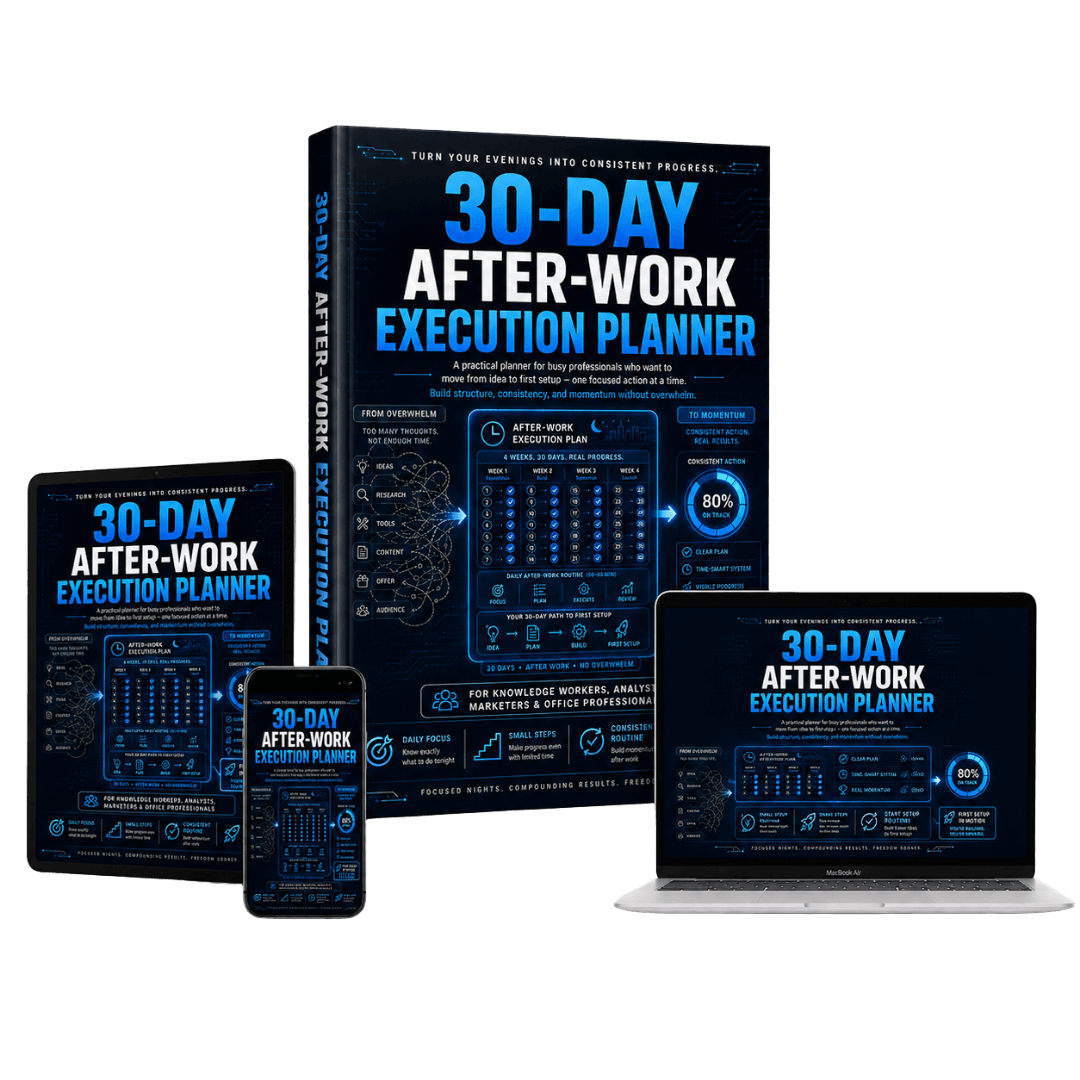 30-Day After-Work Execution Planner cover