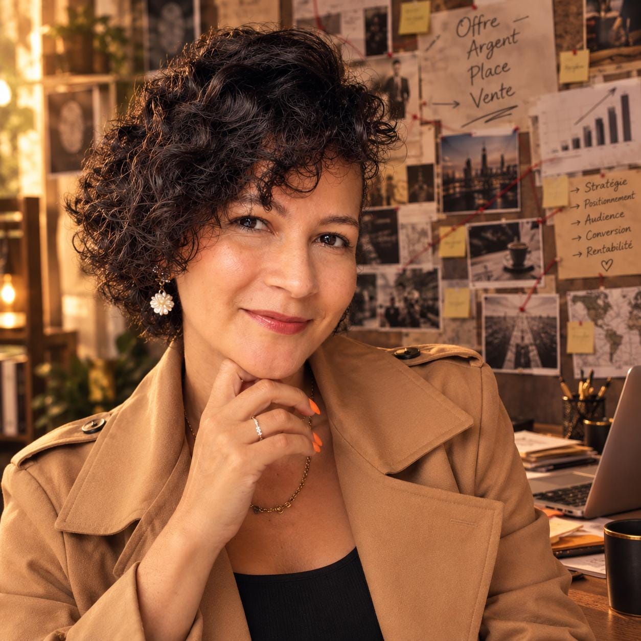 Portrait de Maëva Bernard, enquêtrice business
