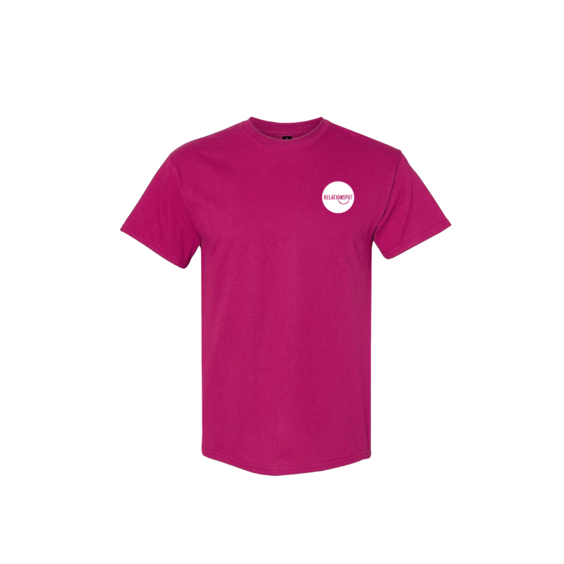 Pink Relationspot logo T-shirt