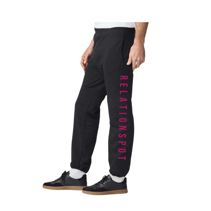 Black Relationspot sweatpants