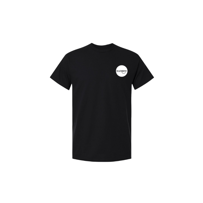 Black Relationspot logo T-shirt
