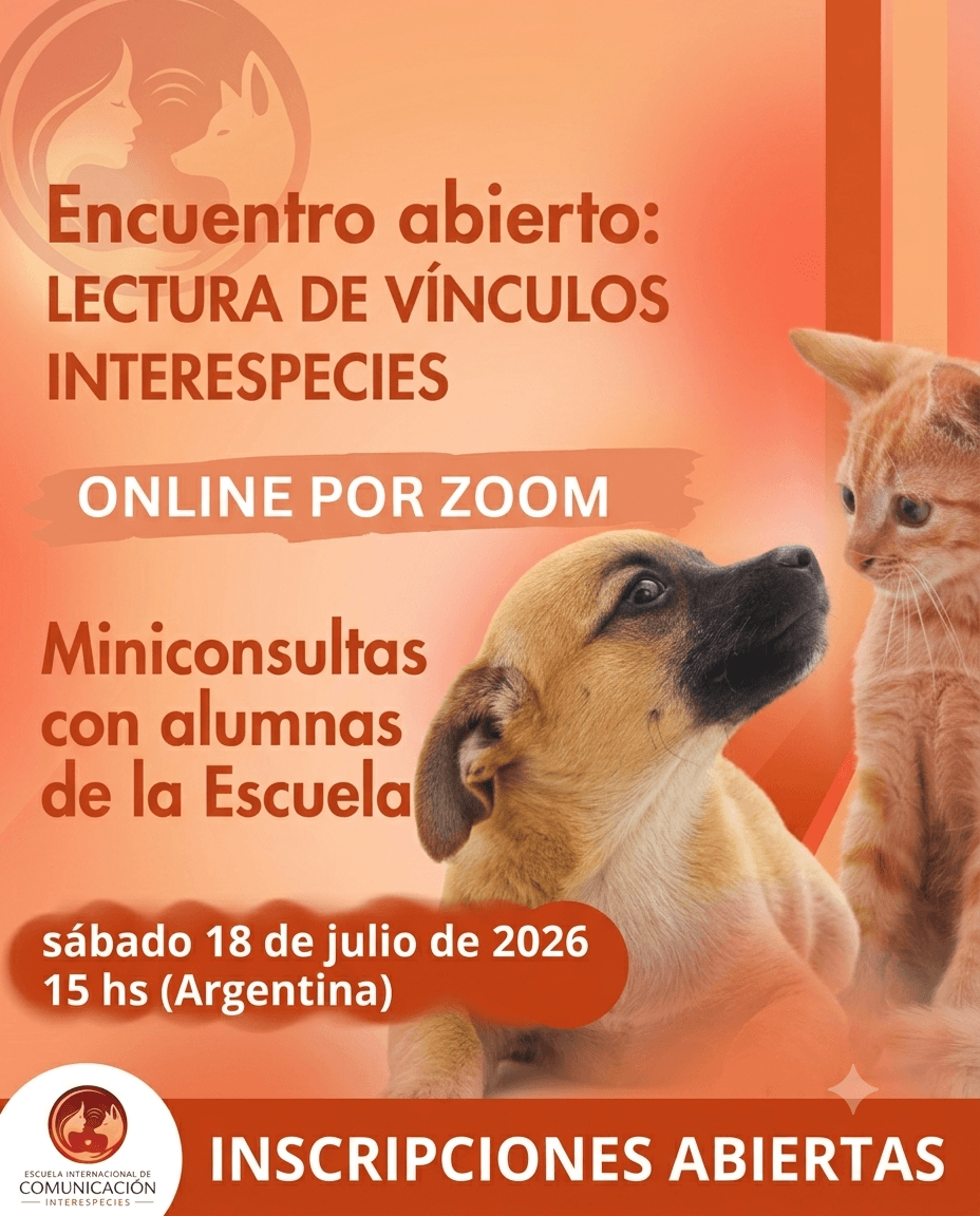 Verónica Kenigstein con su compañera Molly a punto de acompañar una sesión.