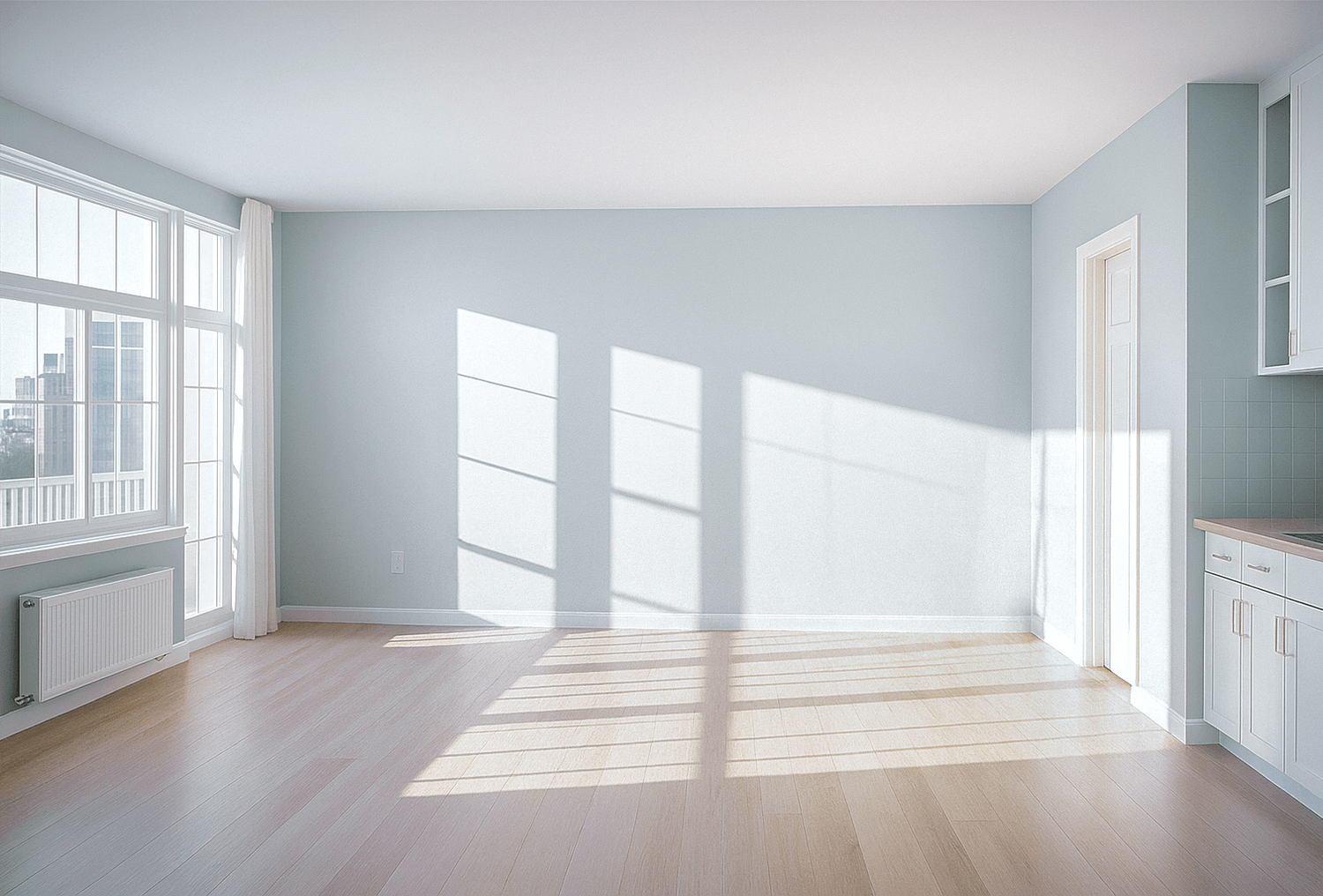 Appartement vide sans mobilier