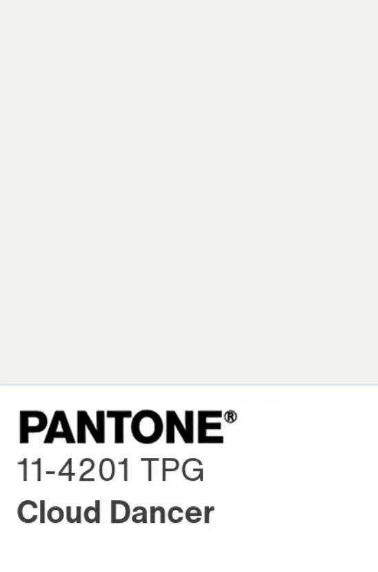 Pantone 11-4201 TPG Cloud Dancer
