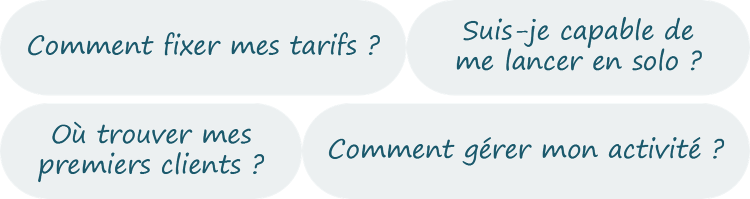 Questions d'une personne en reconversion