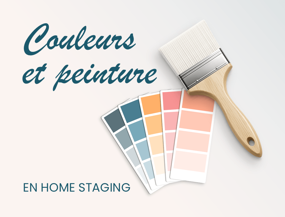 Site web de home staging sur écran d'ordinateur portable