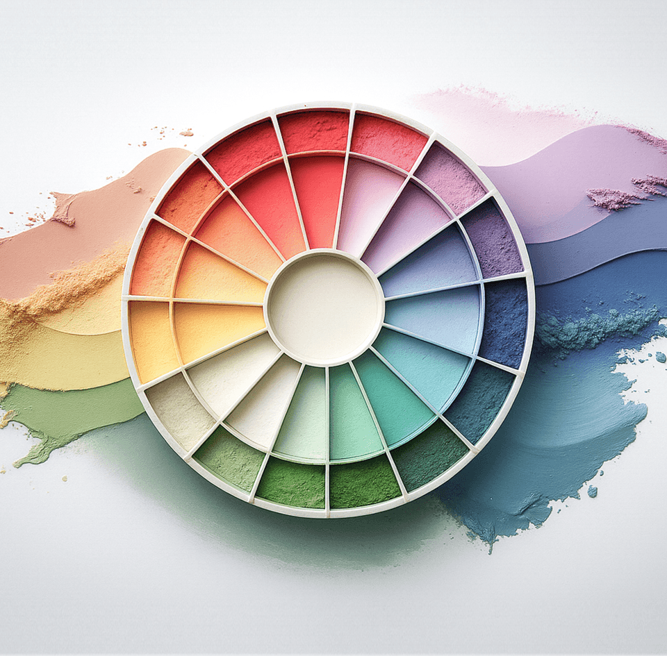 Palette de couleurs peinture