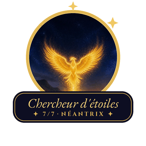 Sticker secret Chercheur d'étoiles, version animée