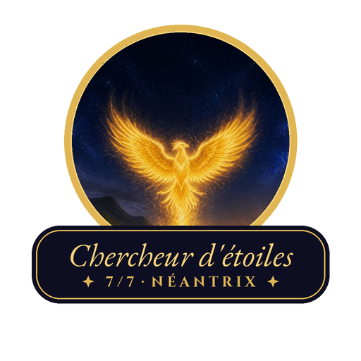 Sticker secret Chercheur d'étoiles, version fixe