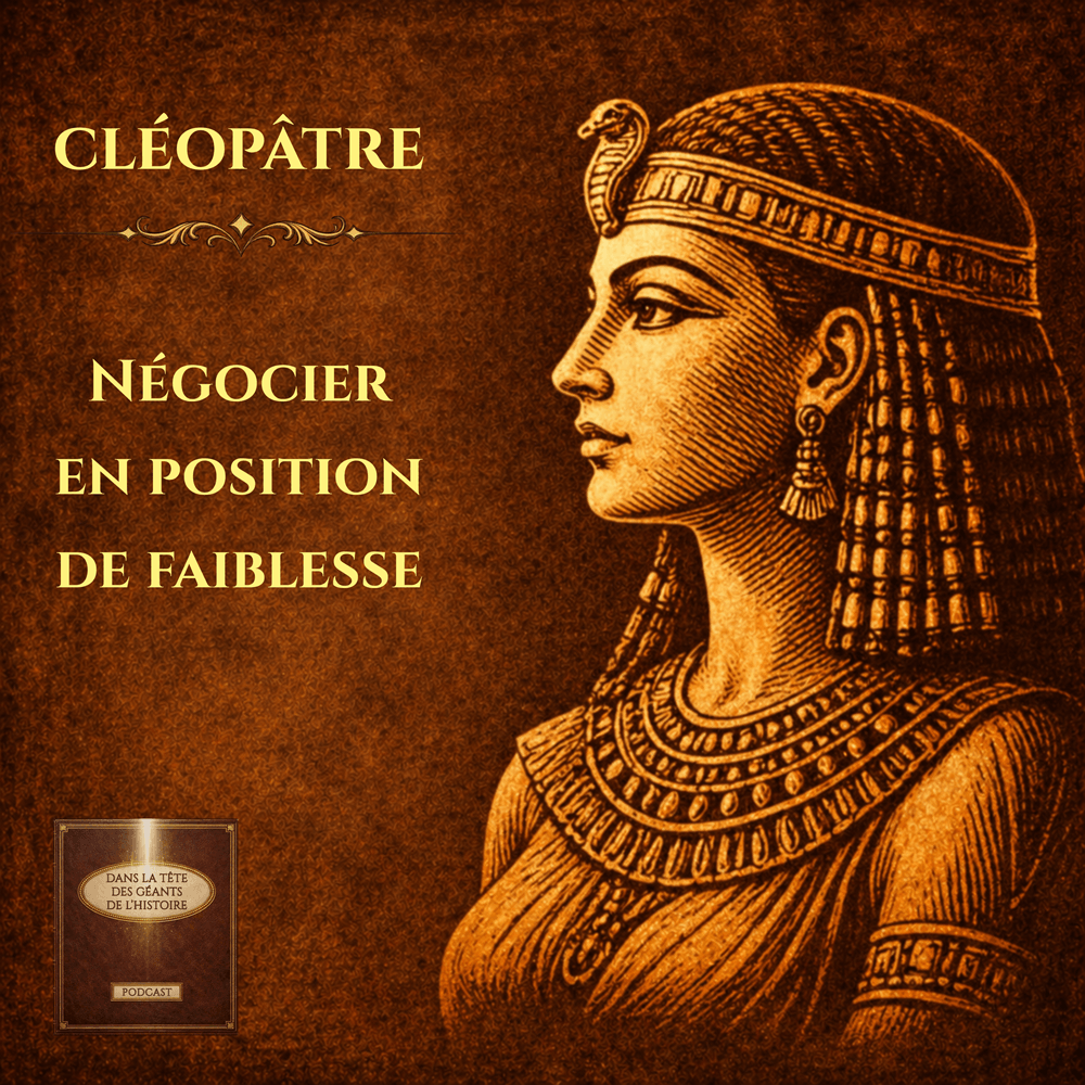 Vignette épisode 4, Cléopâtre VII, négocier en position de faiblesse