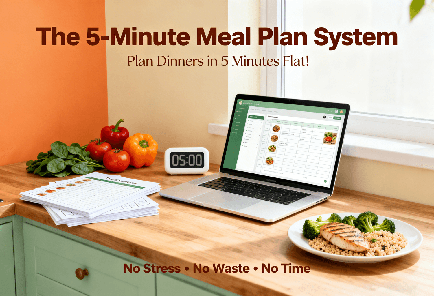The 5-Minute Meal Plan System