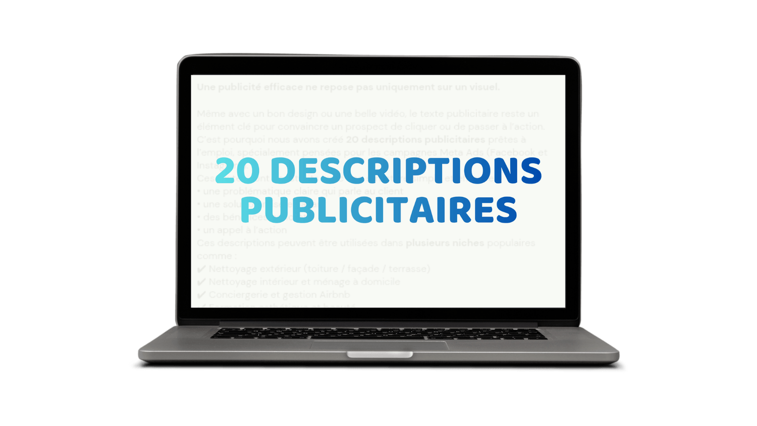 20 descriptions prêtes à publier