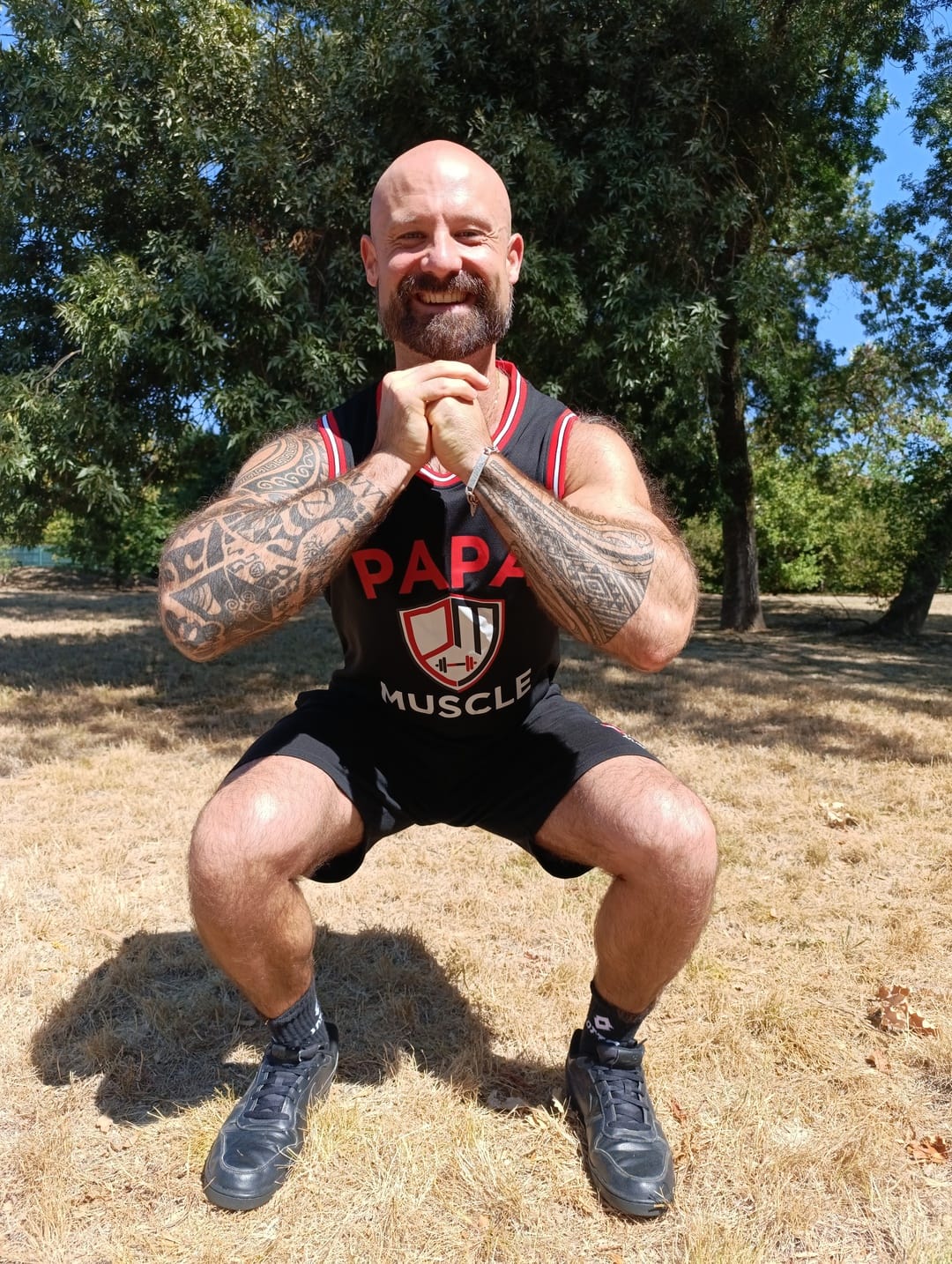 Papa Muscle Squat