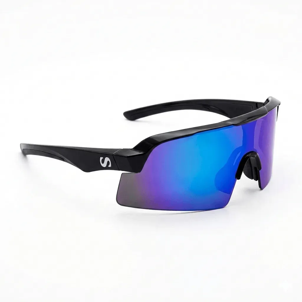Sunneys Rangers Blue Mirror Safety Glasses