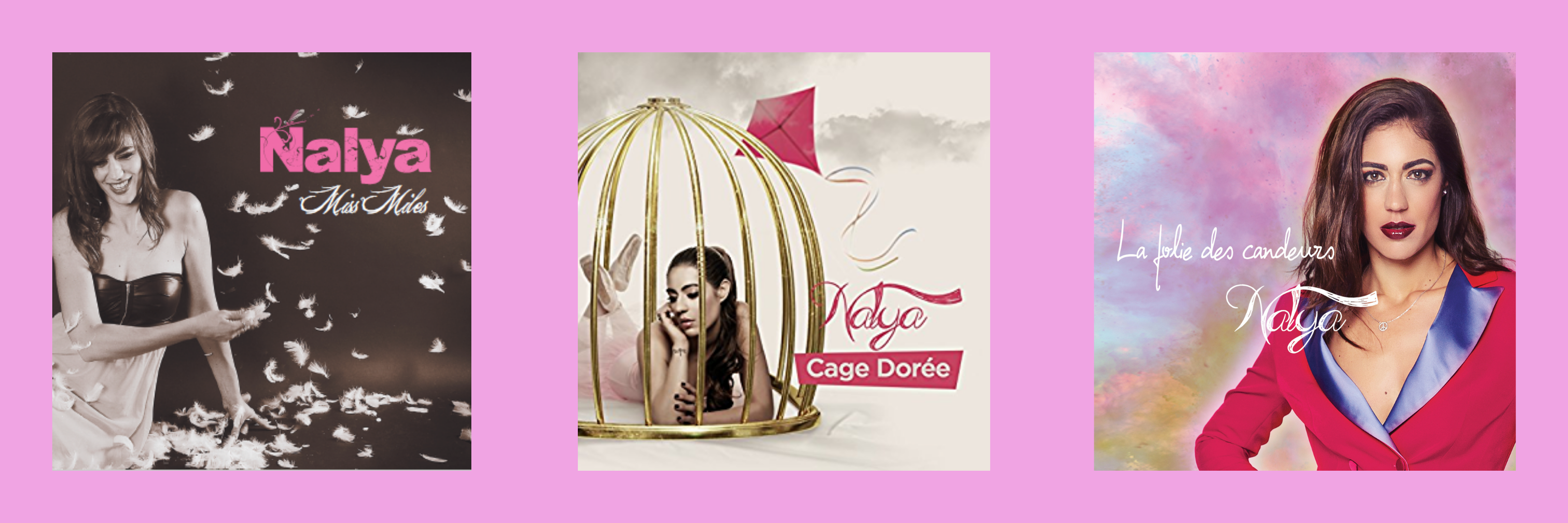 3 albums de Nalya au tarif exceptionnel de 20€