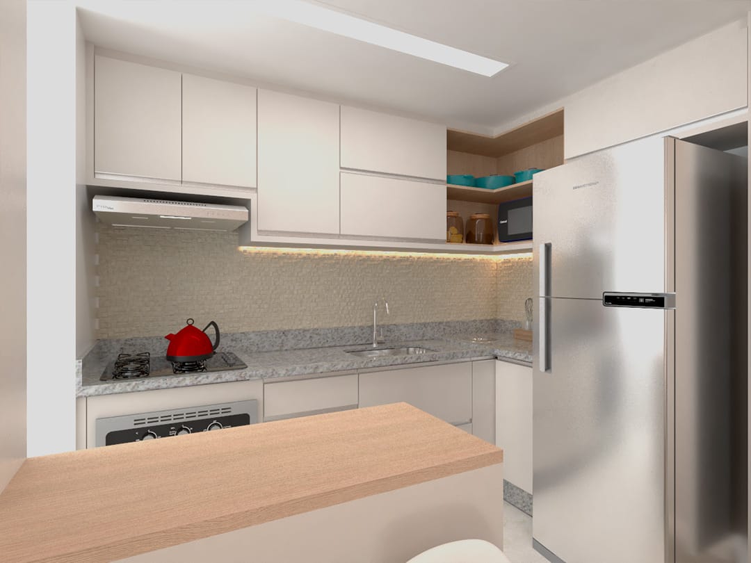Cozinha planejada de luxo em Rio Claro - New Desire
