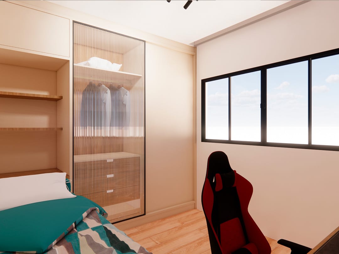Quarto planejado de luxo em Rio Claro - New Desire