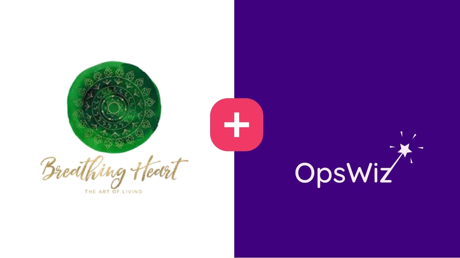 Breathing Heart and OpsWiz Logos