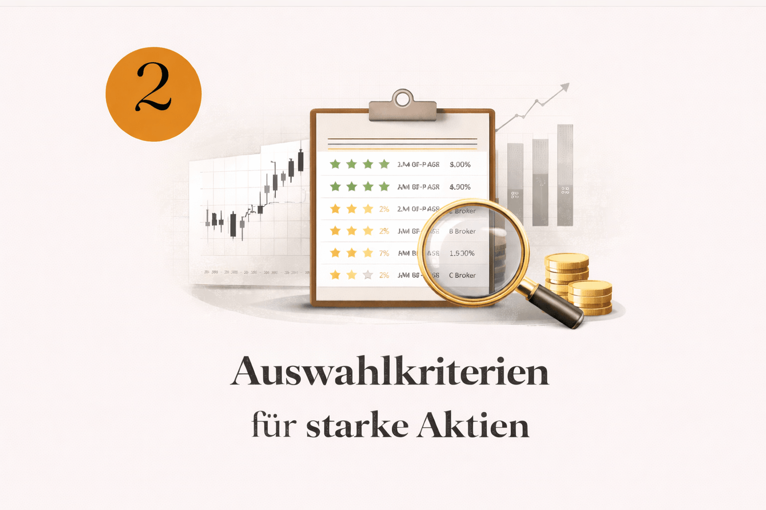 Schritt 2: Auswahlkriterien für starke Aktien