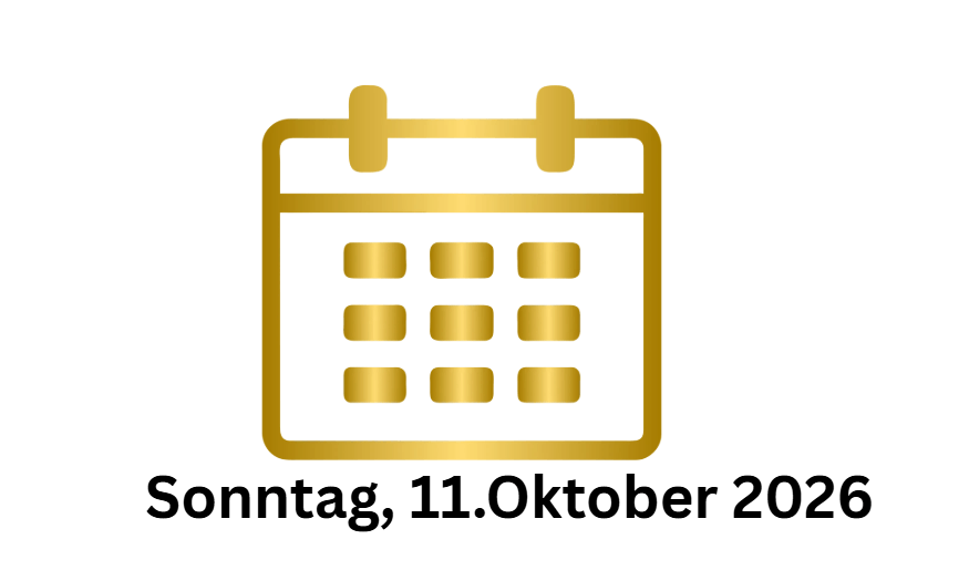 Sonntag, 11. Oktober 2026