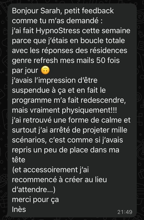 Témoignage