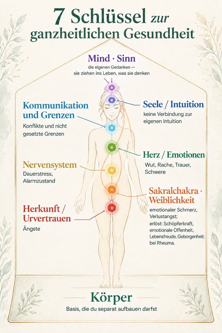 Die 7 Schlüssel zur ganzheitlichen Gesundheit – Rheuma-Reset-Methode