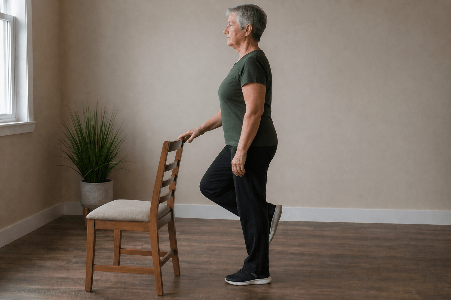 Single-leg balance exercise